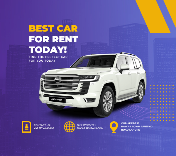 Best Rent a Car in Lahore