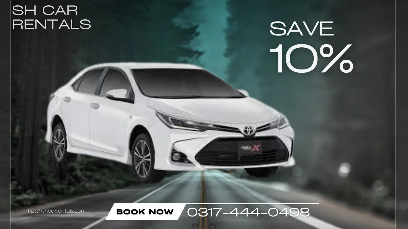 Rent a Toyota Corolla in Lahore