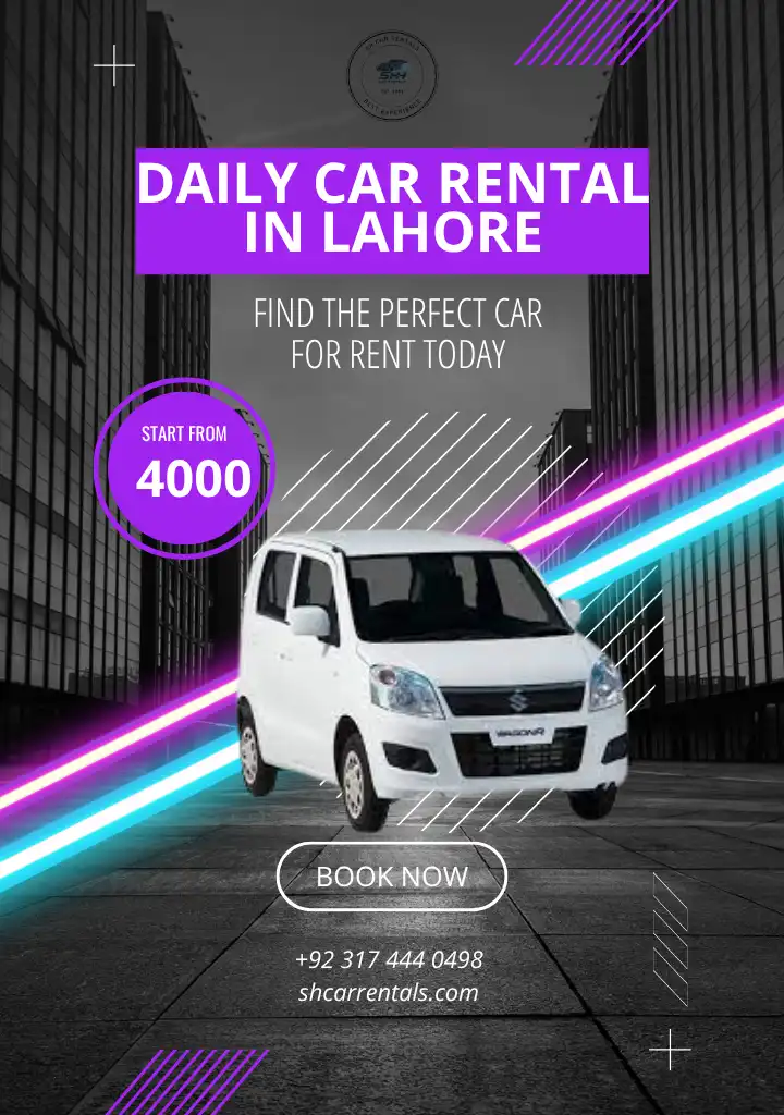 Daily Car Rental in Lahore