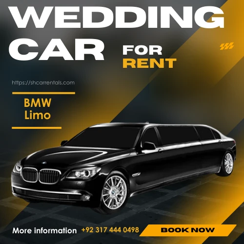 Book a BMW Limousine for weddings in lahore